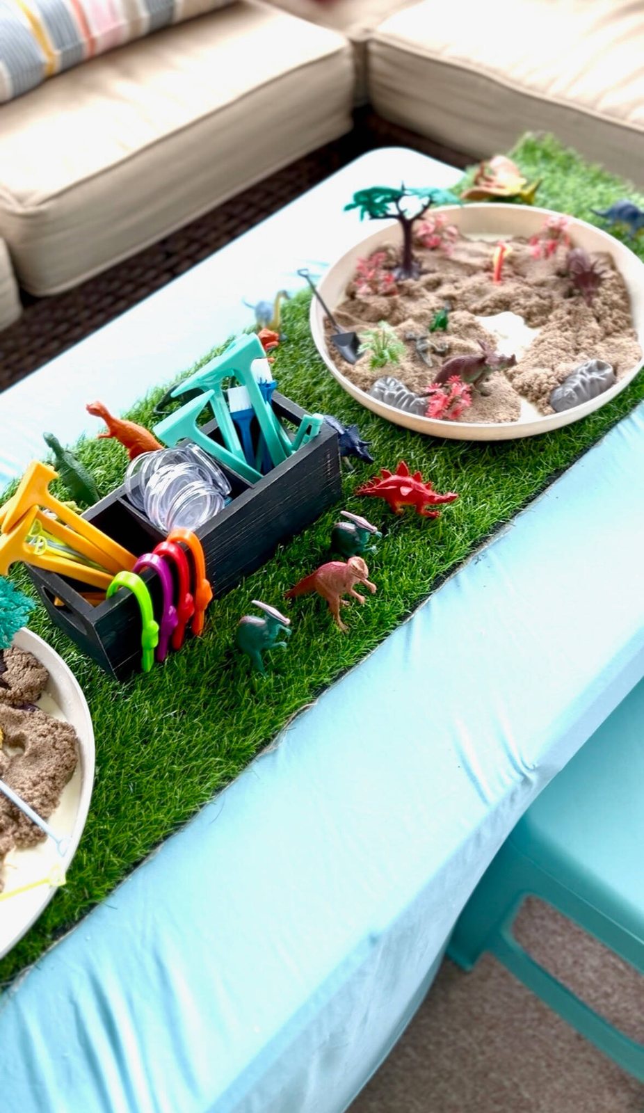 A managed PlayLab Co. activity station for a community event